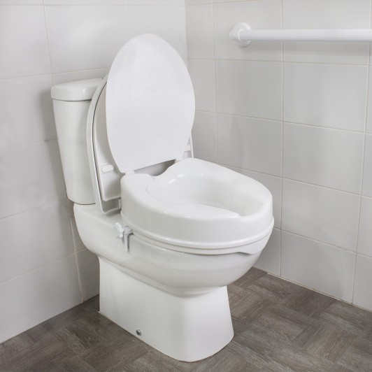 Asiento Elevador WC 5-10-15cm. con Tapa sin Brazos, Productos para mayores