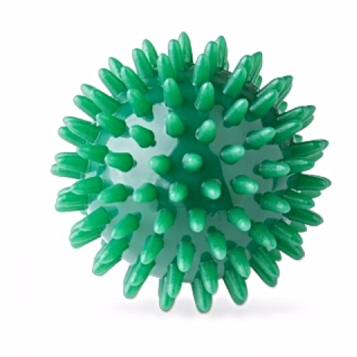 PELOTA DE MASAJE CON PINCHOS 5 CM VERDE DIAMETRO PR15086-5 ~ Ortopedia  Premià