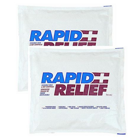 BOLSA DE GEL FRIO CALOR RAPID RELIEF REUTILIZABLE 26X30 CM ~ Ortopedia  Premià