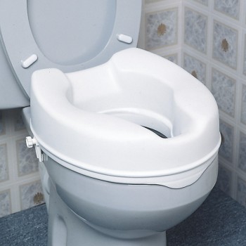 ELEVADOR DE WC CON REPOSABRAZOS Y PATAS GRADUABLES PORTOFINO AD500LU ~  Ortopedia Premià