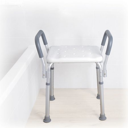 TABURETE DE DUCHA CON REPOSABRAZOS RS838